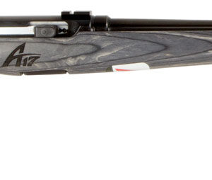 Savage Arms 47008 A17 Sporter Semi-Auto 17 HMR Caliber with 10+1 Capacity, 22" Barrel, Satin Black Metal Finish & Gray Laminate Stock Right Hand (Full Size)