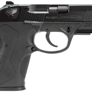 Beretta USA JXC9F20 Px4 Storm Compact 9mm Luger 10+1 3.27" Black Steel Barrel, Black Bruniton Serrated Steel Slide, Black Polymer Frame w/Picatinny Rail & Interchangeable Backstrap Grip, Ambidextrous