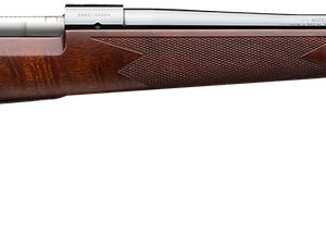 Winchester Repeating Arms 535203236 Model 70 Super Grade 338 Win Mag Caliber with 3+1 Capacity, 26" Barrel, High Polished Blued Metal Finish & Satin Fancy Walnut Stock Right Hand (Full Size)