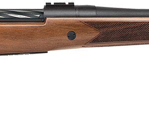 Mossberg 27841 Patriot Walnut Full Size 22-250 Rem 5+1 22" Matte Blued Fluted Barrel & Receiver, Walnut Fixed Wood Stock