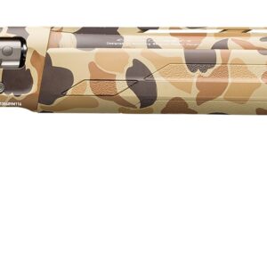 Browning A5 Sweet Sixteen 16GA 28in Vintage Tan Camo semi-auto shotgun side view