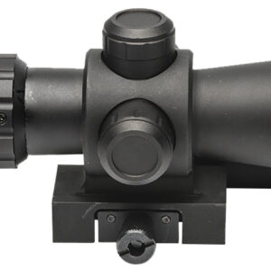 Firefield FF13063 Barrage w/Green Laser Matte Black 1.5-5x32mm Illuminated Red/Green Mil-Dot Reticle/Green Laser
