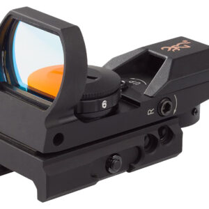 Browning 1290230 Buck Mark Reflex Sight Black Anodized 1x 3 MOA Red Dot Multi Reticle Rimfire Pistol/Rifle