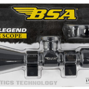 BSA 35039X40AOWRTB Sweet 350 Legend Black Matte 3-9x40mm AO 1" Tube 30/30 Reticle Features Weaver Rings
