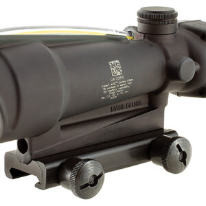 Trijicon 100143 ACOG  Matte Black 3.5x 35mm Illuminated Amber Chevron .308/7.62 BDC Reticle
