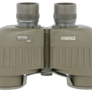 Steiner 2650 M750r Tactical 7x50mm Range Finding Reticle Floating Prism, Green Rubber Armor Makrolon