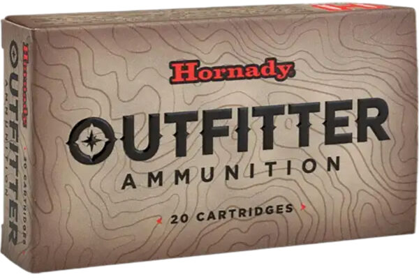 Hornady 823374 Outfitter  375Ruger 250gr Copper Alloy eXpanding 20 Per Box/6 Case