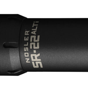 Nosler 90600 SR-22ALTI  22 Cal 1.74"D Black Finish Made of Aluminum Titanium with 1/2" 28 tpi Thread Pattern