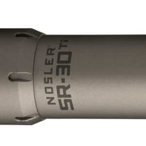 Nosler 90647 SR-30TI  30 Cal 1.74" Gray Finish Made of Titanium with 5/8" 24 tpi Thread Pattern