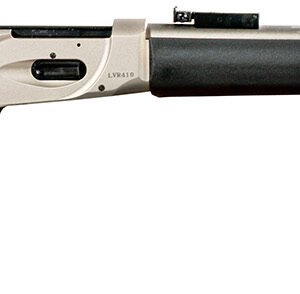 Gforce Arms GFLVR20SS Saddlehorn  Full Size 410 Gauge Lever 2.50" 7+1 20" Stainless Steel Barrel, Stainless Aluminum Receiver, Fixed Black Synthetic Stock, Right Hand