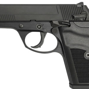 Rock Island 56798 LI380  Compact 380 ACP 8+1, 3.55" Black Steel Barrel, Black Parkerized Serrated Slide, Black Parkerized Steel Frame w/Beavertail, Black Polymer Grip
