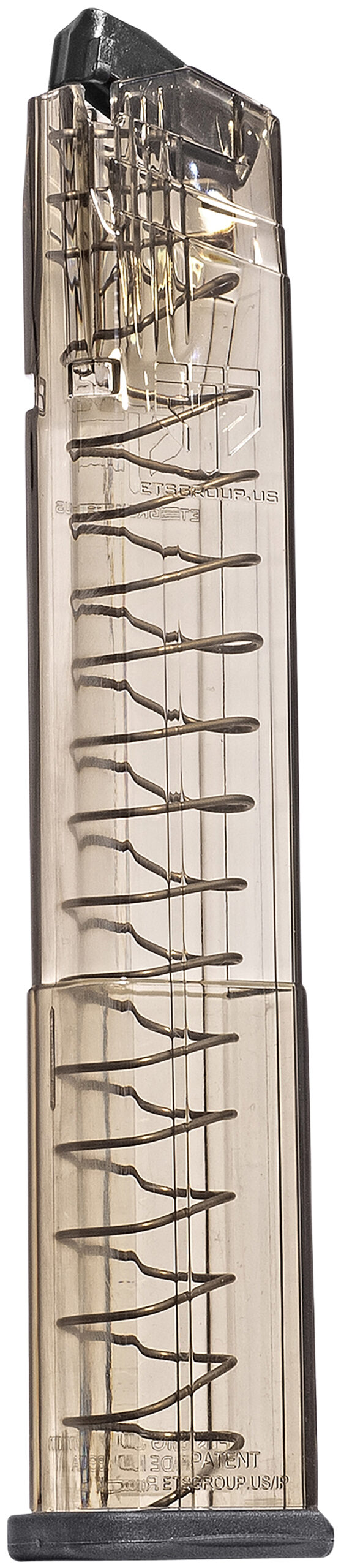 ETS Group SMKSG932030 Pistol Mags  30rd Extended 9mm Luger Fits Sig P320 Smoke Polymer