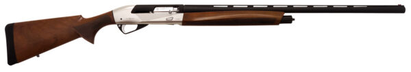 Silver Eagle Arms CAR1228SLVR Carlyle  12 Gauge 3" 4+1 28" Black Barrel, Silver/Black Rec, Cerakote Finish, Turkish Walnut Furniture, Fiber Optic Sight, 5 Chokes & Hard Case Included