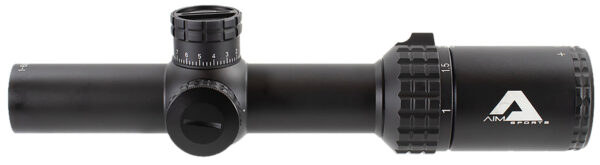 Aim Sports  Alpha 6  Black Anodized 1-6x 24mm CQ1-MOA Reticle