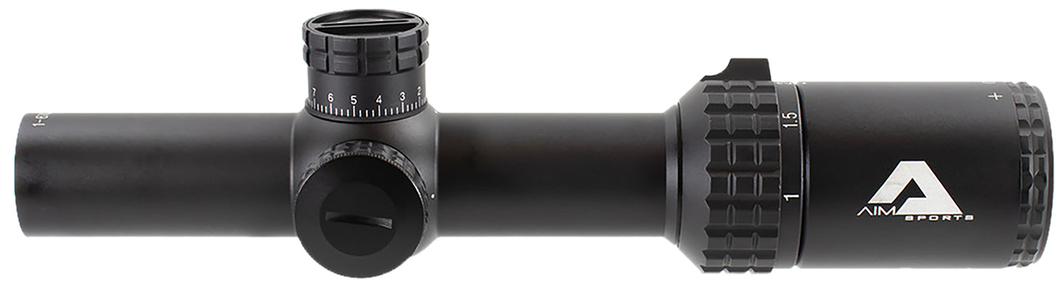 Aim Sports  Alpha 6  Black Anodized 1-6x 24mm CQ1-MOA Reticle