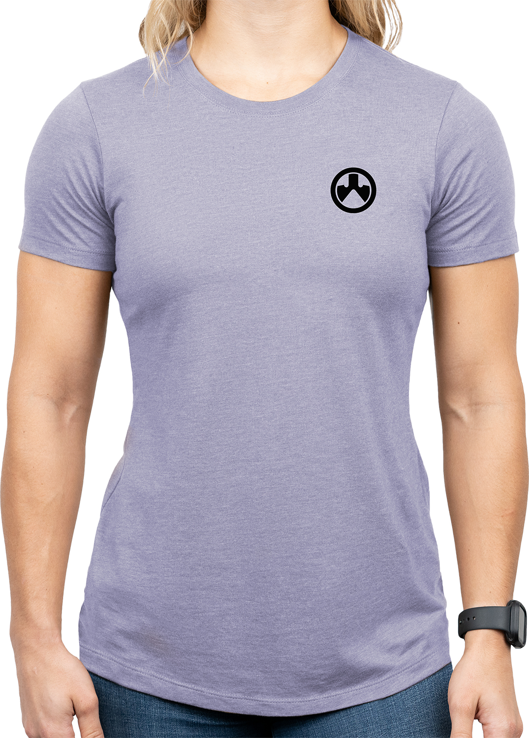 Magpul MAG1340-530-L Groovy Women's Orchid Heather Cotton/Polyester Short Sleeve Large
