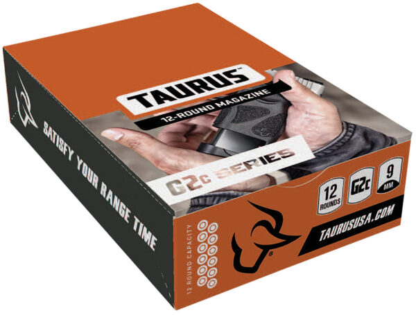 Taurus 389000901 G3 Magazine Pop Display 15rd 9mmLuger Black Steel w/ Polymer Base Plate (12 Mags)