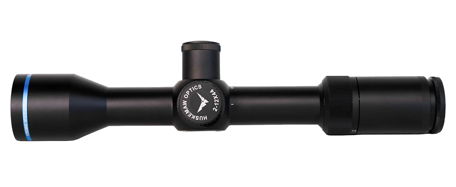 Huskemaw Optics 10212BD Blue Diamond  Black 2-12x44mm 30mm Tube, HuntSmart Reticle