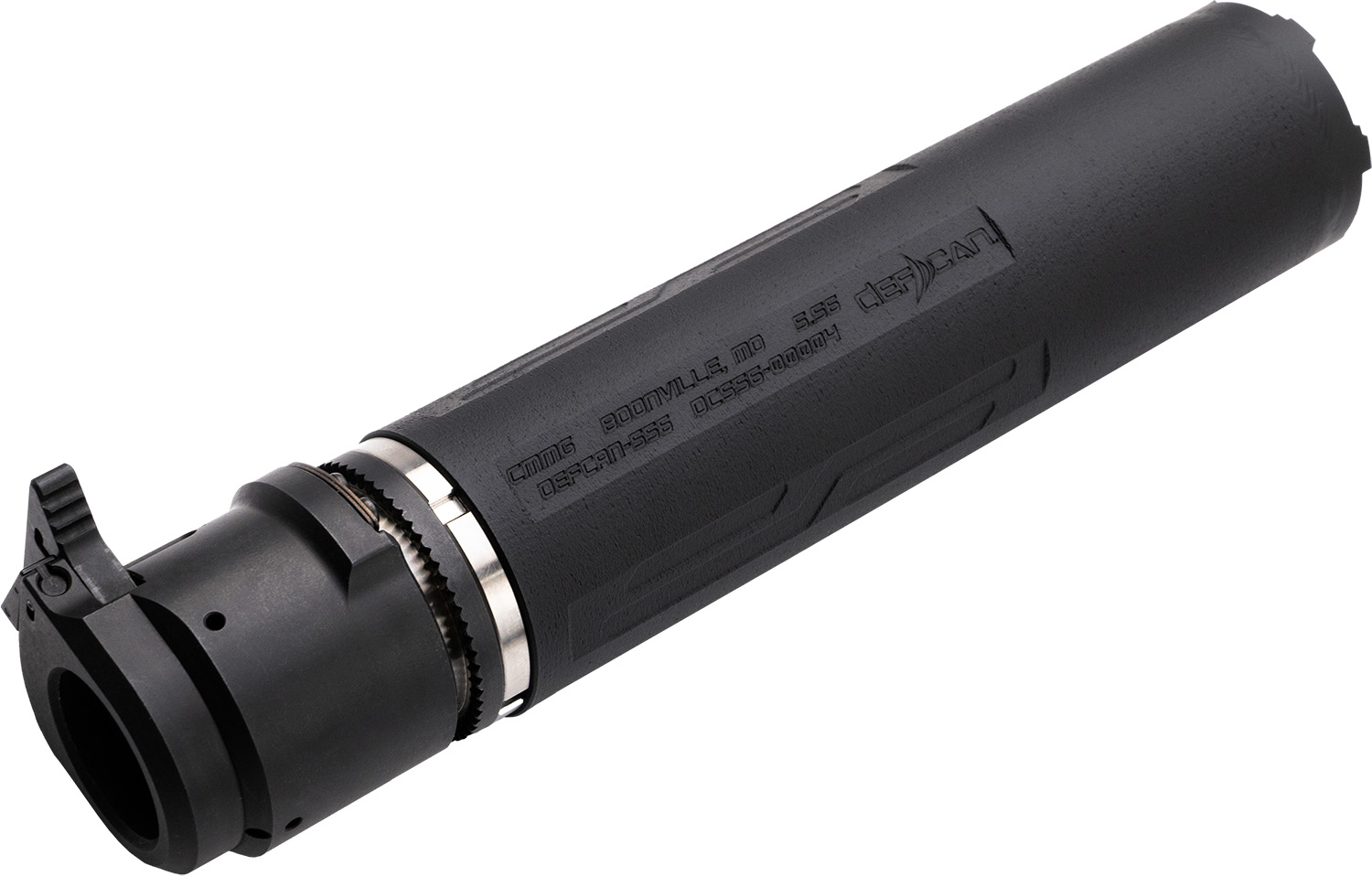 CMMG 55CA42D DefCan 2 5.56x45mm, 7.8" L Black Steel, 1/2"-28 tpi Zeroed SVD Muzzle Brake