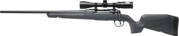 Savage Arms 32207 Axis 2 XP Combo 6.5 Creedmoor 4+1 22" Black Sporter Barrel, Black Drilled & Tapped Steel Receiver, Fixed Gray Synthetic Stock, Left Hand, Boresighted 3-9x40