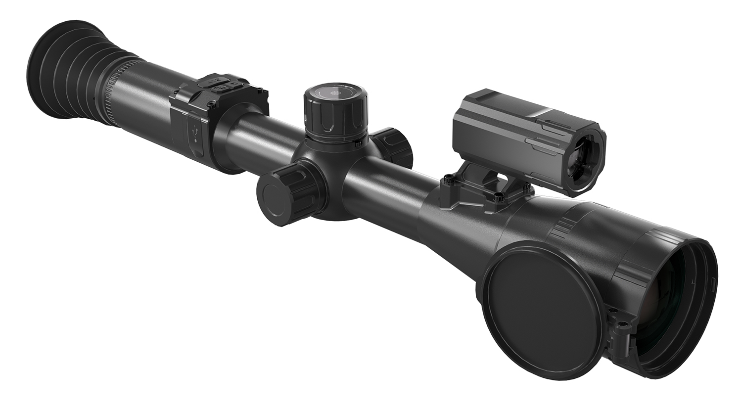 PARD PA6Z25/50/LRF Pantera 650 LRF Thermal Black 1.3x25mm/2.5x50mm Multi Reticle, Digital 2x/4x/6x/8x Zoom ,640x512, 12 Microns, 50 Hz Resolution