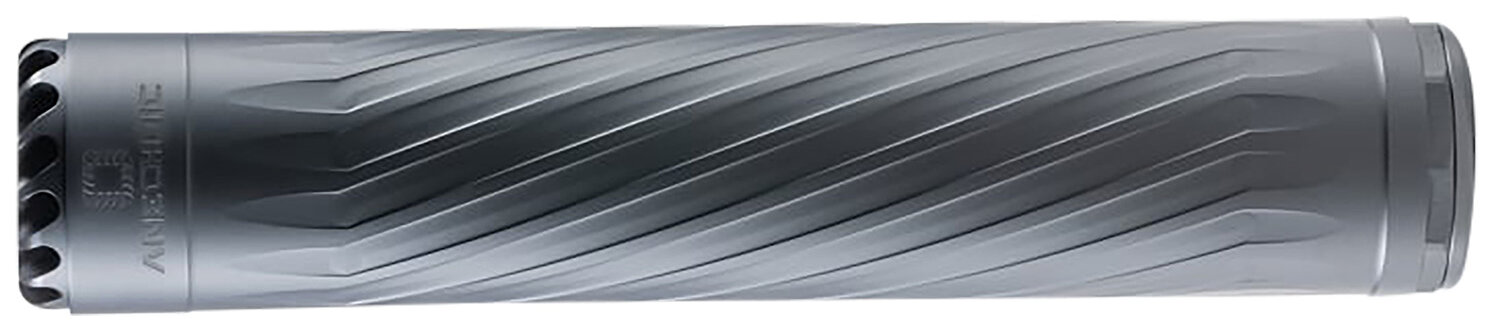 Anechoic X35LB Anechox 35L  9mm/350Legend/338Lapua 1.62" Black Titanium/Stainless Steel 1/2"x28