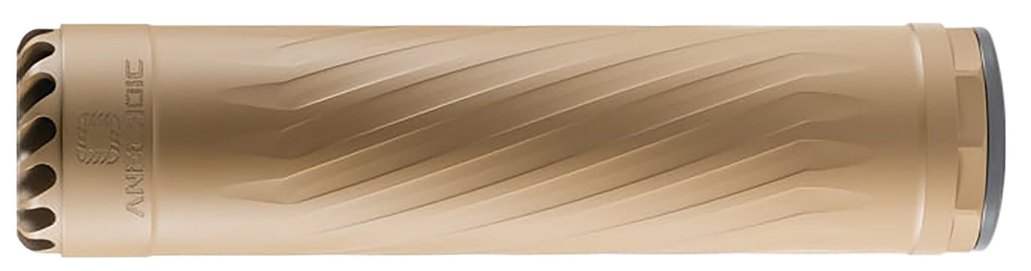 Anechoic X35FDE Anechox 35  9mm/350Legend/338Lapua 1.62" Flat Dark Earth Titanium/Stainless Steel 1/2"x28
