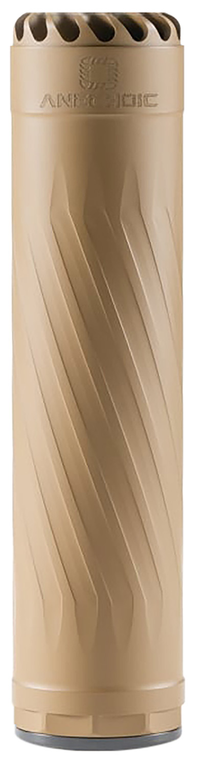 Anechoic X35FDE Anechox 35  9mm/350Legend/338Lapua 1.62" Flat Dark Earth Titanium/Stainless Steel 1/2"x28