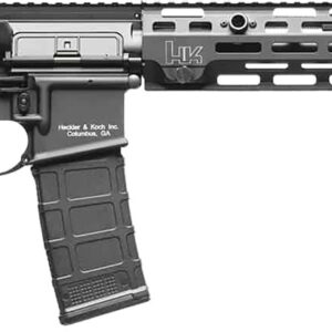 HK 81000828 MR556 A4 5.56x45mm 10+1 16.50" Black Threaded Barrel, Black Picatinny Rail, M-LOK Handguard, 6 Position Black Synthetic Stock, Ambidextrous
