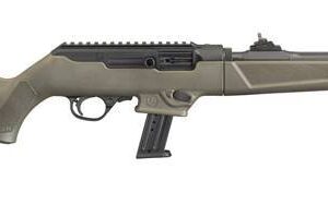 RUGER PC CARBINE 9MM BL/ODG 16" 17+1