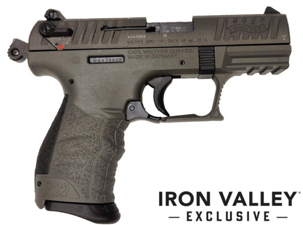 P22Q 22LR Tun Grey Slide /Frame 3.42"BBL 10rd
