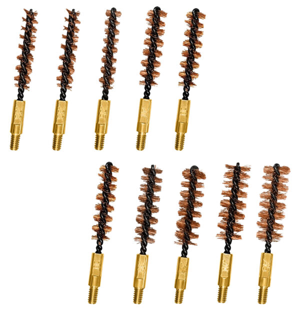 Otis FG380BP Variety Brushes  Multi-Caliber Rifle/Pistol Firearm Bronze Bristles 10 Pk.
