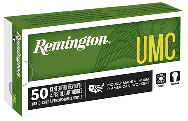 Remington Ammunition 23754 UMC  38Special+P 125gr Semi Jacketed Hollow Point 50 Per Box/10 Case