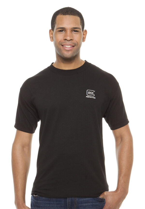 Glock AA11003 Perfection  Black Pre-Shrunk Cotton Short Sleeve 2XL