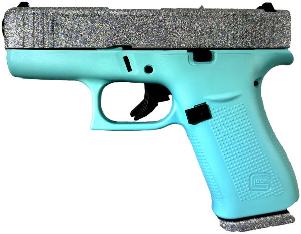 GLOCK 43X 9MM 3.41 TIFF DIAMOND GLITTER GUNZ