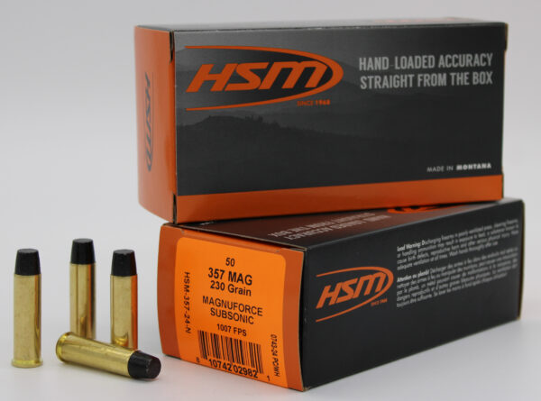 HSM SUBSONIC 357MAG HITEK 230GR HCFN 50/10