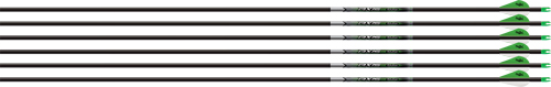 EASTON AXIS 5MM 400 W/ HALFOUT - 6-PACK W/ 2" BLAZER VANES