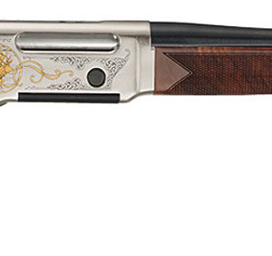 Henry H014WL308 Long Ranger Wildlife Full Size 308 Win 4+1 20" Blued Steel Barrel, Engraved Nickel-Plated w/24K Gold Inlay Steel Receiver, American Walnut Stock Right Hand