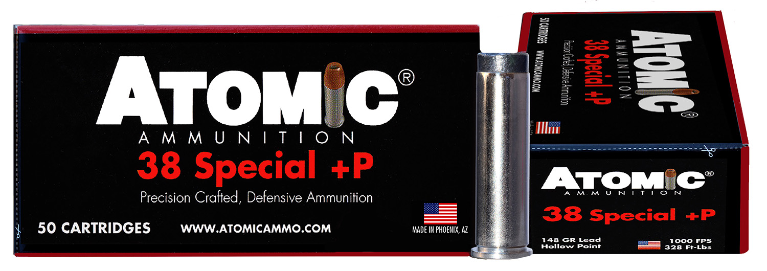 Atomic Ammunition 419 Pistol Precision Craft 38Special +P 148gr Lead Hollow Point 50 Per Box/10 Case
