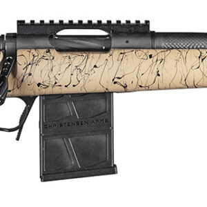 Christensen Arms 8010622000 Ridgeline Scout Full Size 6mm ARC 4+1, 16" Black Nitride Steel Threaded Barrel, Black Nitride Aluminum Receiver, Tan w/Black Webbing Fixed Sporter Stock