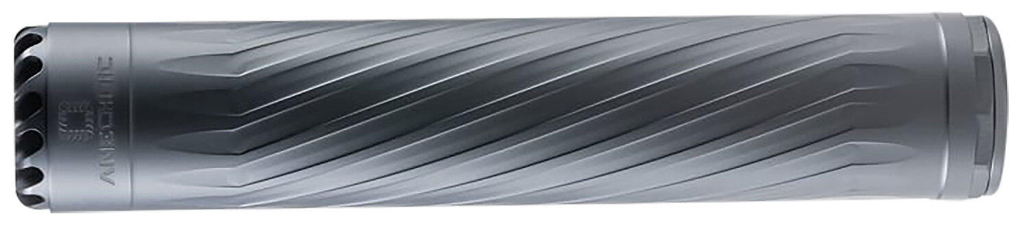 Anechoic X223LB Anechox 223L 223/5.56NATO/22-250Swift/223WSSM 1.62" Black Titanium/Stainless Steel 1/2"x28