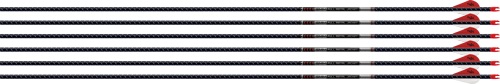 EASTON ARROW 5MM FMJ 500 W/ HO - 6-PACK W/ 2" BLAZER VANES