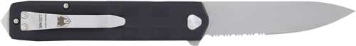 COBRATEC KUZIO FOLDER 3.12" - BLACK SERRATED G10 D2 BLADE
