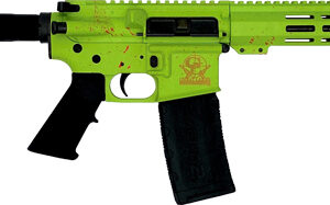 GLFA AR15 PISTOL 223 WYLDE - 7.5" NITRIDE ZOMBIE SPLATTER