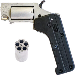 Standard Stand MFG Switch Gun .22 LR Revolver, 5 Rounds, Stainless