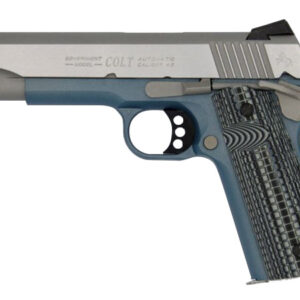 Colt Comp SER70 9mm Semi-Auto Pistol, 5" Barrel, 9+1 Rounds, Stainless