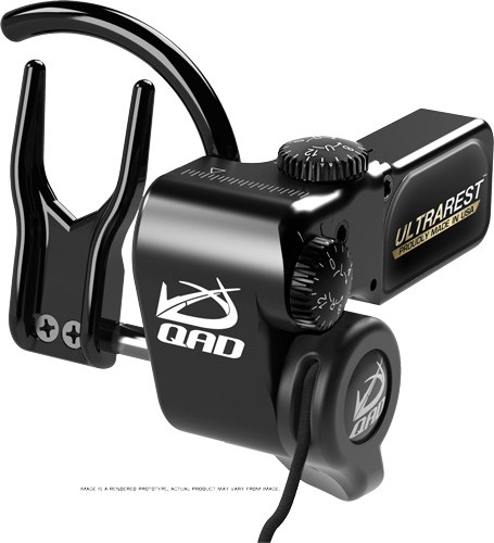 QAD ARROW REST ULTRAREST MXT - MICRO ADJUSTMENT BLACK RH