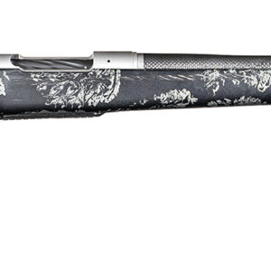 Christensen Arms 8010631300 Ridgeline FFT 6.8 Western 3+1 20" Carbon Fiber/Threaded Barrel, Stainless Steel, Black with Gray Accents Stock