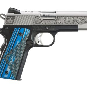 RUGER SR1911 CMDR 45ACP BLUE GRIP