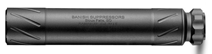 BANISH SUPPRESSOR 22 22LR 5-3/8 BLK